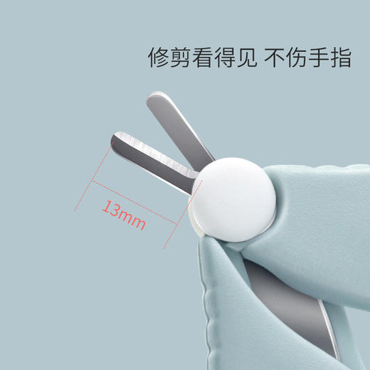 【专为宝宝设计的指甲护理套装】婴儿指甲剪套装宝宝指甲剪刀新生儿专用防夹肉指甲钳用品宝宝专用 商品图2