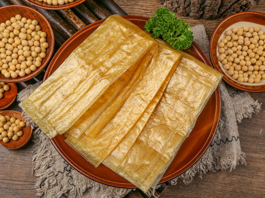 【7天内发货】祖名豆腐皮250g 素食食品豆腐千张豆皮干货豆制品 商品图3