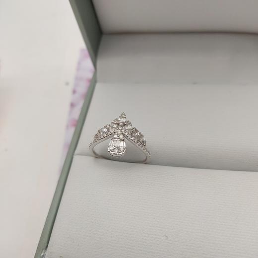 18K钻石戒指（皇冠）,圈口： 12#, 商品图4