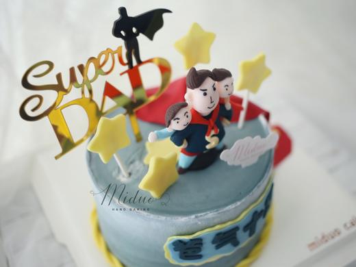 男士蛋糕 爸气十足 超人爸爸 商品图1