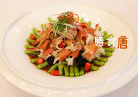 黄花菜辣汁红珊蚌