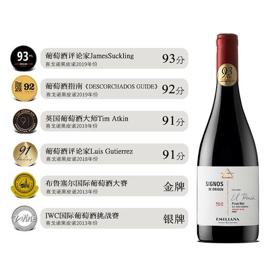 【世界葡萄酒品牌50强】喜戈诺黑皮诺干红葡萄酒 智利原瓶原装进口 13.5%vol 商品图4