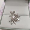 18K钻石戒指（花）,圈口： 13#, 商品缩略图2
