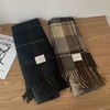 2021韩国新款ins时尚风复古格子仿羊绒围巾女批发冬季保暖百搭围脖 商品缩略图3