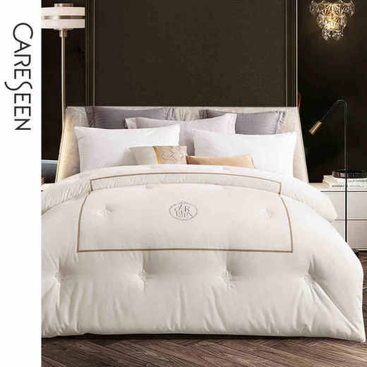 春秋棉被芯被子冬被单人纯棉加厚保暖纤维磨毛双人全棉秋冬季被褥 商品图0