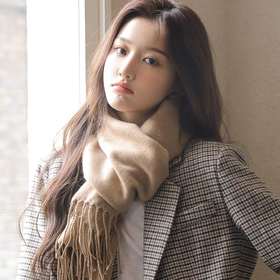 学生格子围巾女秋冬季韩版百搭可爱少女仿羊绒保暖日系男围脖