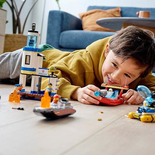 乐高城市系列海滨警察消防任务L60308 商品图1