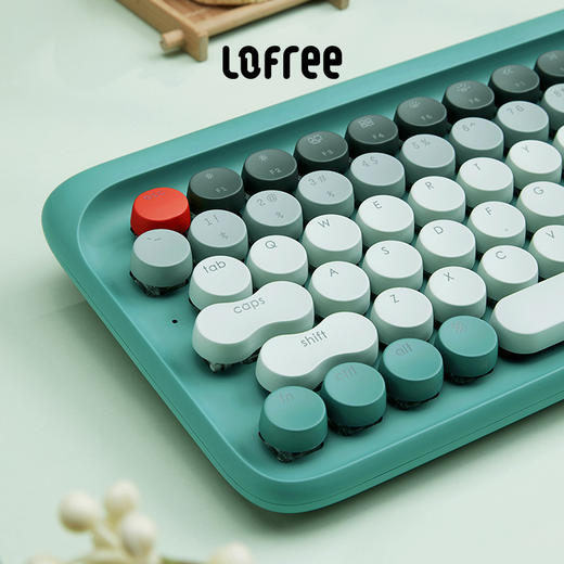 Lofree洛斐 江南版蓝牙机械键盘鼠标套装无线女生办公家用笔记本 商品图2