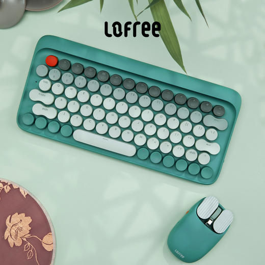Lofree洛斐江南版鼠标无线蓝牙充电女生游戏办公家用笔记本电脑 商品图4