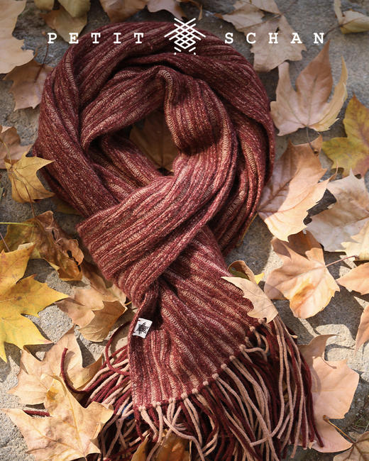 PETIT SCHAN小闪 ACC#004 Bohemian  波西米亚·狂想  镂空山羊绒设计款围巾 商品图0