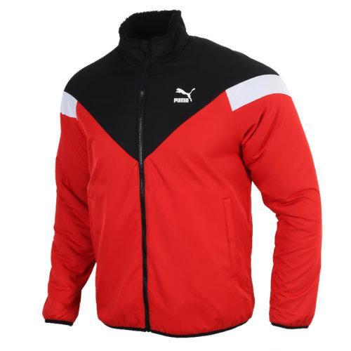 Puma/彪马外套男装2021春季新款两面穿透气羊羔绒棉服潮 530028-11 商品图0