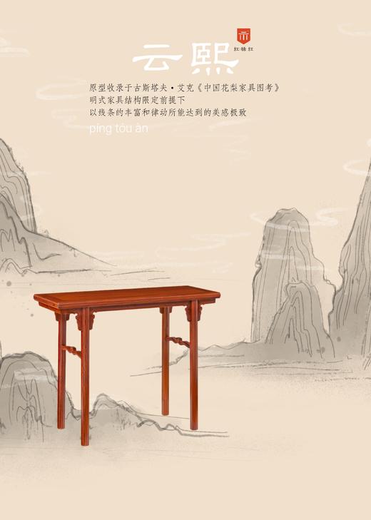 红桥红  家具严选  缅甸花梨（大果紫檀）【98 云熙 平头案】 商品图4