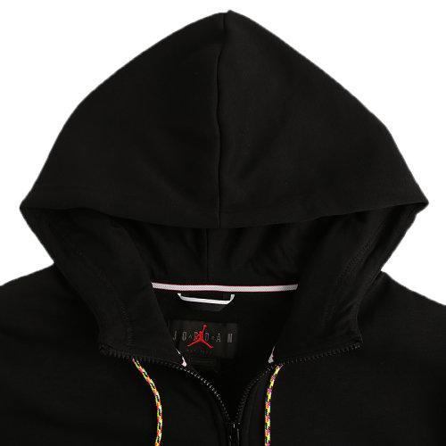 耐克外套男装春季新款Jordan连帽休闲拼接运动夹克CU9123-010 商品图2