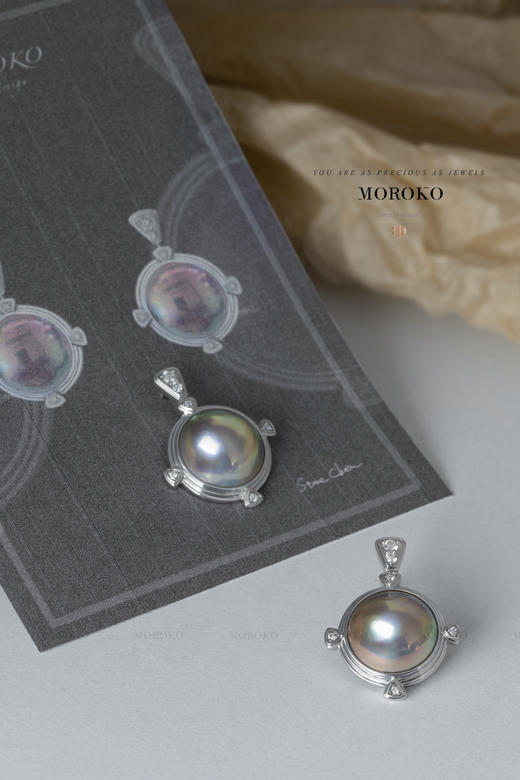 诸神礼赞 | 马贝耳钉 商品图4