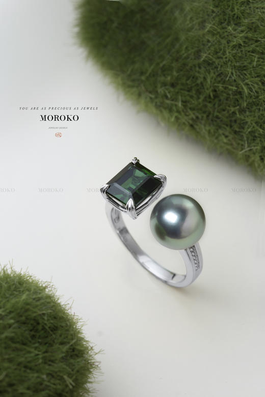 魅影·珍珠宝石 | 开口戒 商品图6