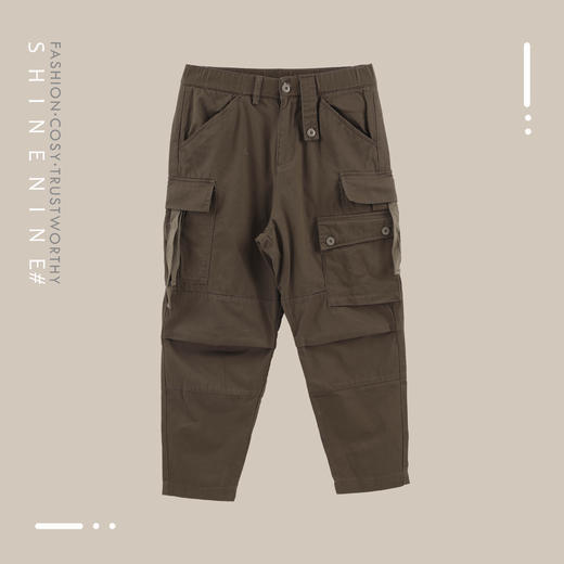 E113238104酷帅潮流直筒工装裤 商品图0