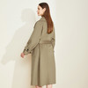 LH9Q4斯尔丽瑟俪2021秋冬新款纯色翻驳领复古英伦风长款羊毛女士外套 商品缩略图1