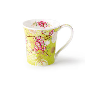 英国DUNOON丹侬Jura型骨瓷茶杯水杯马克杯樱花