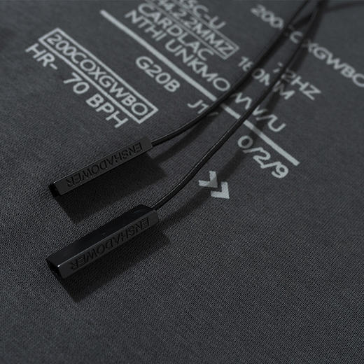 ENSHADOWER隐蔽者异质拼接连帽卫衣休闲宽松帽衫秋冬新款潮牌上衣 商品图2