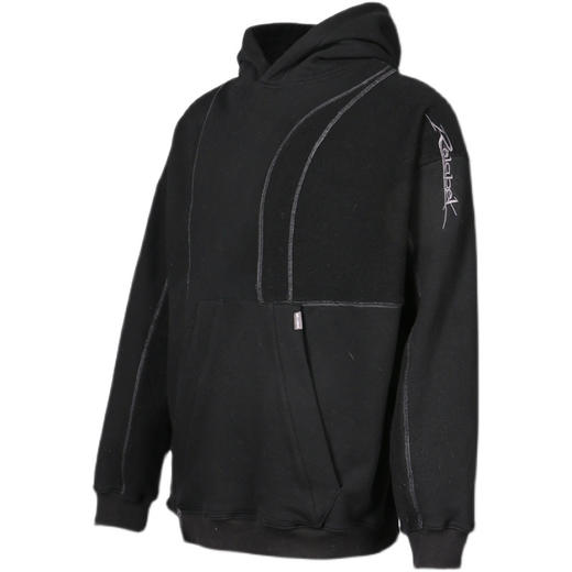 RELABEL 21SS品牌刺绣立体结构正反面料拼接大口袋卫衣 商品图4