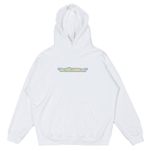 RELABEL 20AW  黑白色创意logo印花连帽卫衣 商品图4