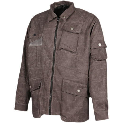 RELABEL 21SS 蜡染做旧工艺多口袋战术工装帆布重工夹克外套 商品图4