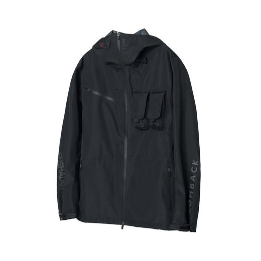 ENSHADOWER隐蔽者xCOMBACK联名款潮流连帽冲锋衣黑色国潮外套夹克 商品图4