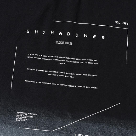 ENSHADOWER隐蔽者洗水渐变色短袖T恤夏季印花宽松半袖新疆棉国潮 商品图2