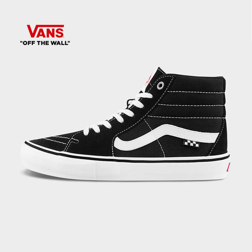 VANS黑色侧边条纹男女高帮SK8-Hi职业滑板鞋VN0A5FCCY28 商品图0