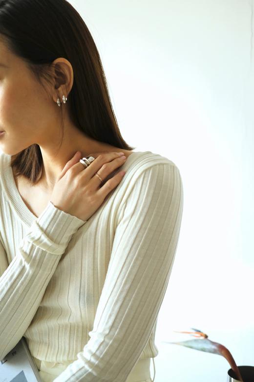 round neck knit top 商品图3