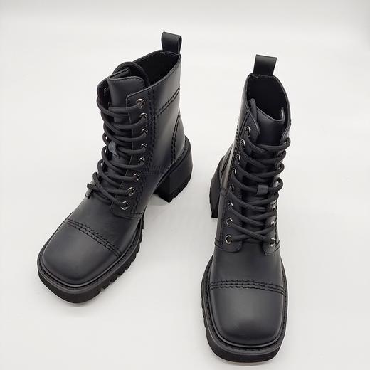 LFGJ 10704 真皮厚底粗跟英伦风时尚短靴 商品图1