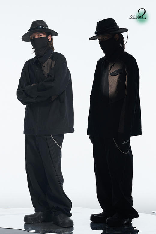 RELABEL 21AW异材质层次拼接多口袋假两件宽松廓形外套 商品图5