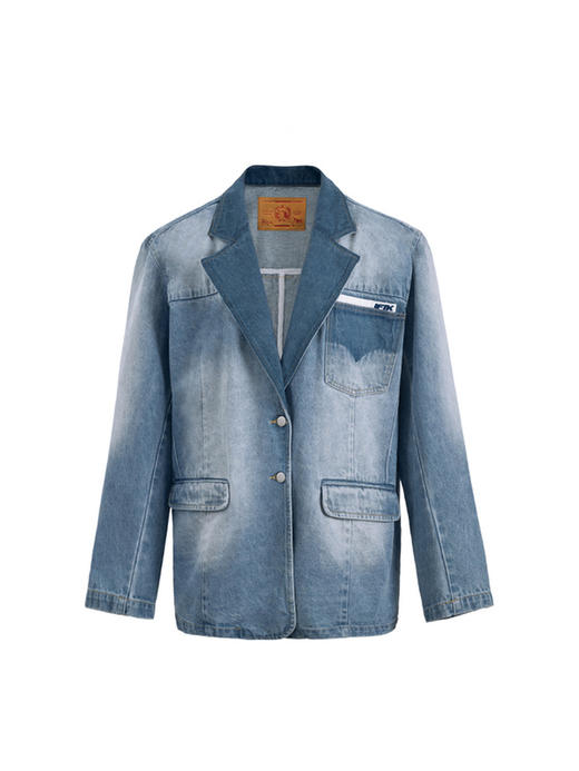 IFIK Tribute to Justin Blazer 90年代经典Y2K牛仔西服西装外套 商品图4