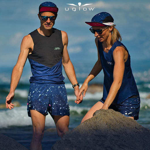 UGLOW软檐网眼太阳帽Cap男女跑步健身户外运动马拉松比赛时尚装备 可定制 商品图0