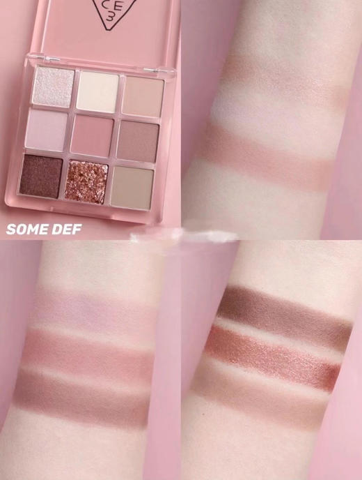 火爆！3CE九宫格眼影盘SOME DEF芋泥盘 名副其实氛围感美女 商品图0