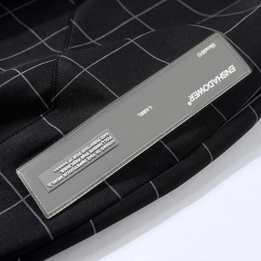 ENSHADOWER隐蔽者复古格子裤直筒束脚裤运动长裤 商品图2