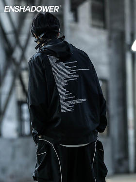 ENSHADOWER隐蔽者新款裁片拼接皮肤衣男户外透气防晒衣运动外套潮