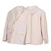 RELABEL21AW 浅卡其色梭织拼接可拆卸连帽多口袋不对称宽松西服 商品缩略图4