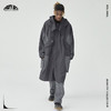 RELABEL 20AW 潮牌宽松格纹拼接多口袋结构长款西装大衣 商品缩略图1