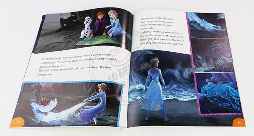 朗文培生迪士尼绘本分级阅读3级别 英文原版 Disney Kids Readers Level 3 冰雪奇缘儿童经典故事 皮克斯动画故事分级词汇 英文版 商品图3