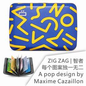 法国欧夹OGON防水卡盒时尚商务防盗刷铝制金属卡包城市系列