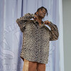 RELABEL 20AW 麂皮绒豹纹宽松衬衣外套 商品缩略图1