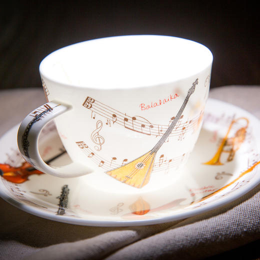 英国原产DUNOON丹侬乐器系列骨瓷茶杯骨瓷水杯茶具 商品图4