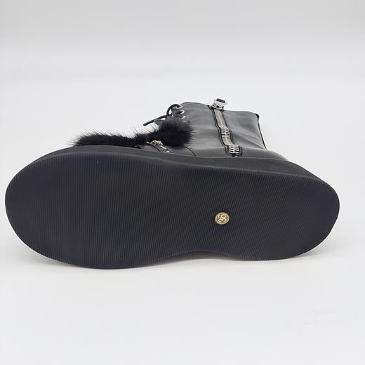 LFGJ 3874   真皮欧美侧拉链时尚短靴 商品图8