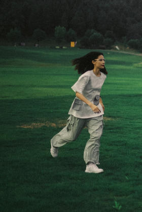 RELABEL 20SS多口袋T恤机能风潮牌短袖男拼接双色纯棉上衣打底衫