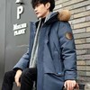  冬季帅气男款 中长款加厚 大毛领连帽 帅气有型 抗风防风！（yrf02） 商品缩略图1