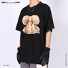 RELABEL 21SS主题趣味可爱毛绒泰迪熊印花双色高克重宽松TEE恤 商品缩略图0