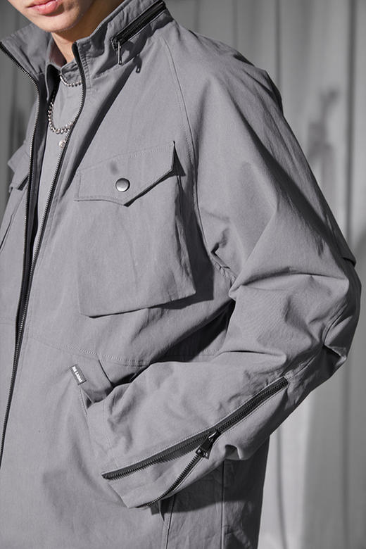 RELABEL 21SS多拉链立体结构剪裁大口袋夹克外套 商品图5