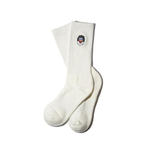 EAFINETAL.21AW漫画刺绣设计纯棉长袜 商品图4