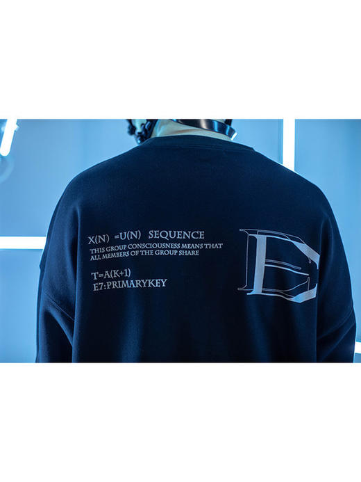 ENSHADOWER隐蔽者序列宇宙圆领卫衣男秋季宽松休闲长袖上衣外套潮 商品图2